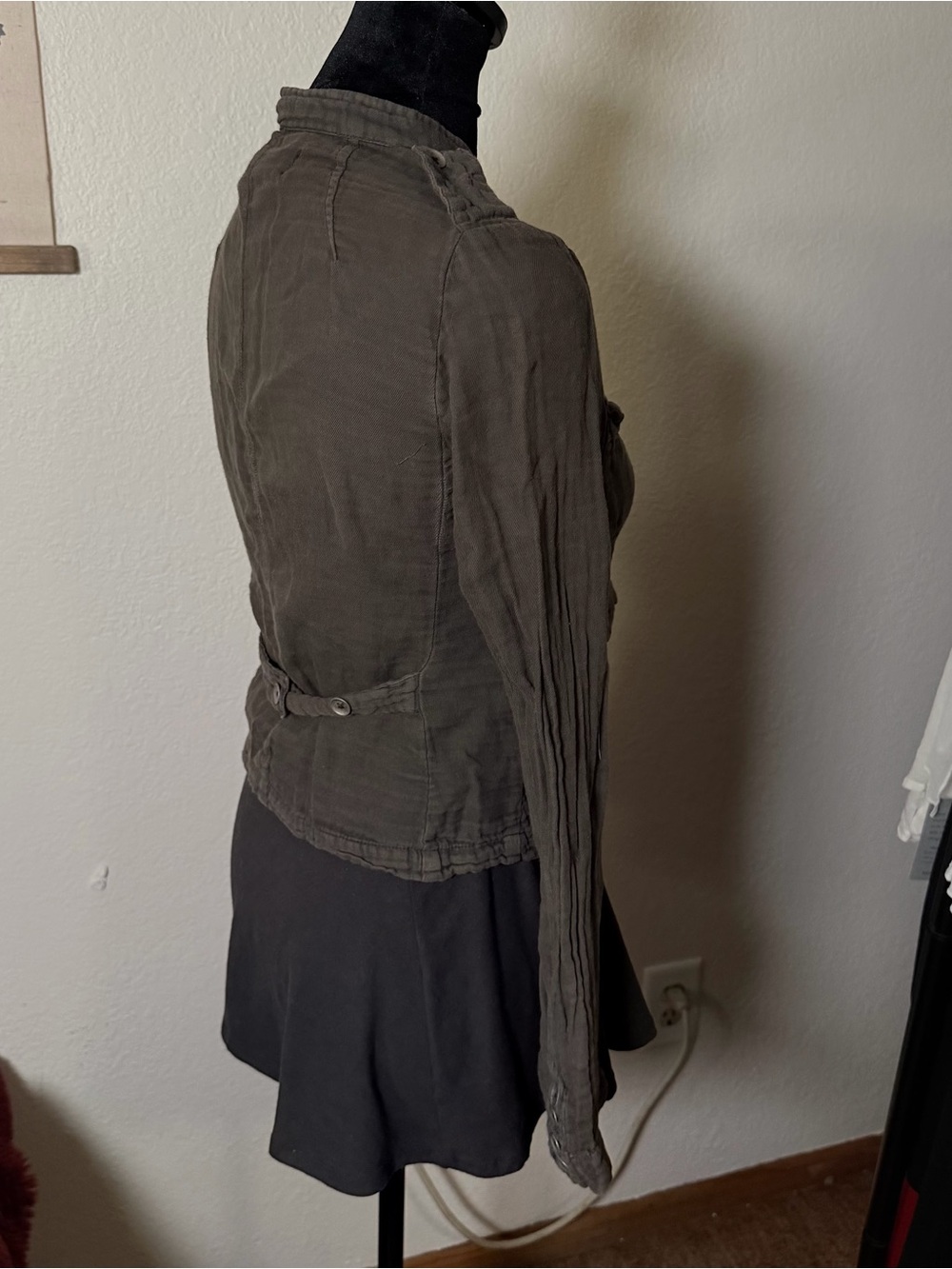 Gray Utility Button-Front Jacket - Picture 3 of 8